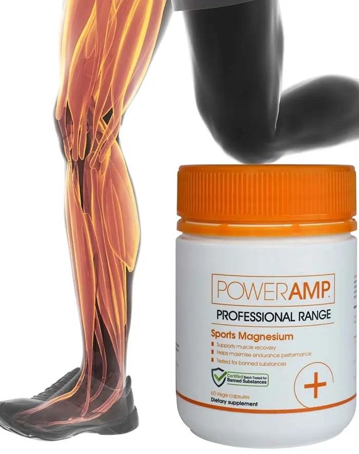 Sports Magnesium 60 Capsules - PowerAmp Sports