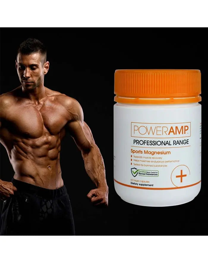 Sports Magnesium 60 Capsules - PowerAmp Sports