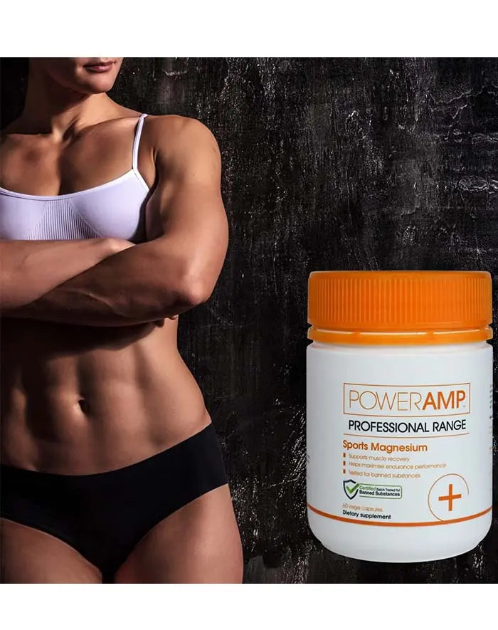 Sports Magnesium 60 Capsules - PowerAmp Sports