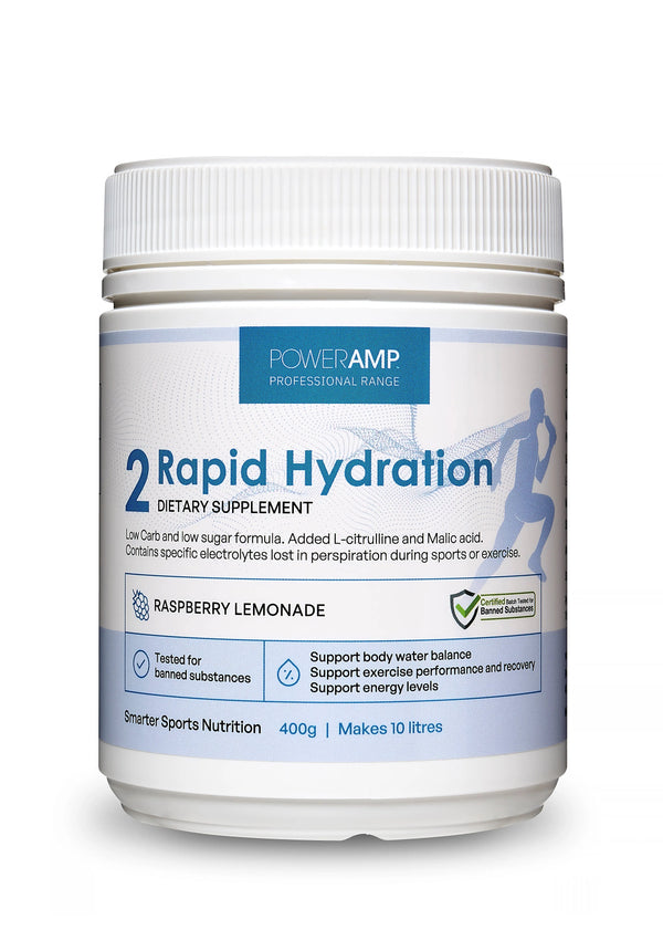 Rapid Hydration Electrolyte Powder - PowerAmp Sports Nutrition