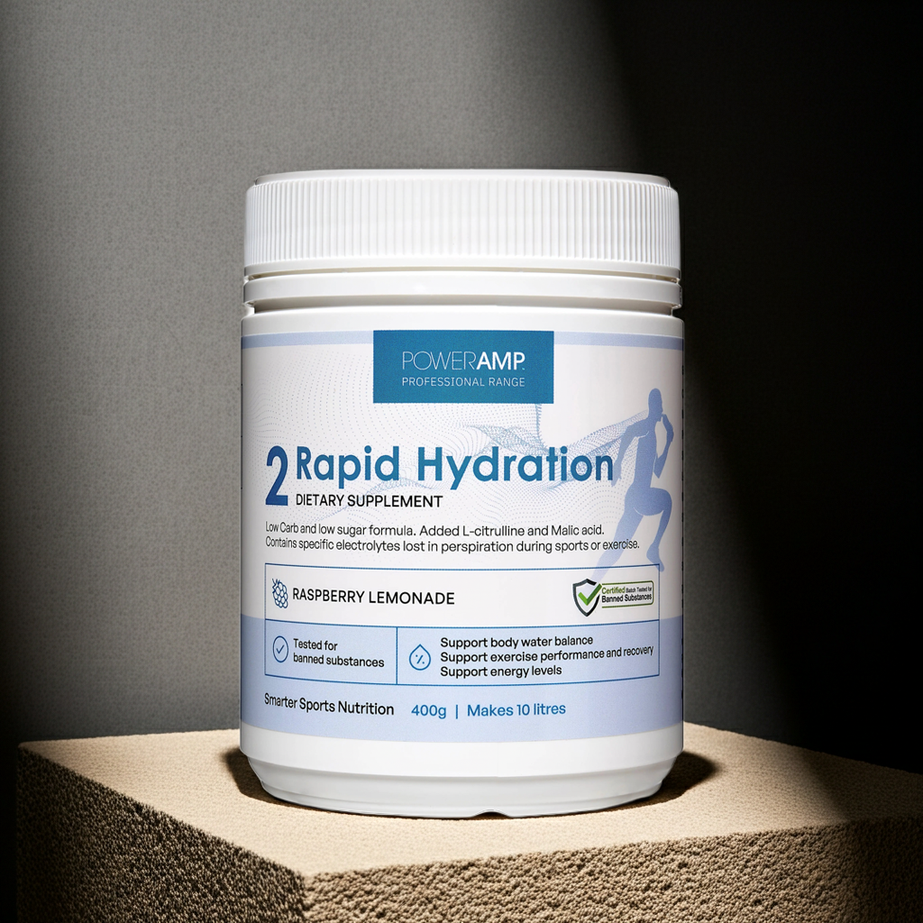 PowerAMP Rapid Hydration Electrolyte Powder 400g